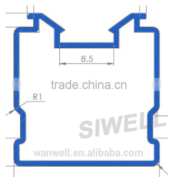 Co-extrusion PC diffuser and white tube light extrusion mould die tool