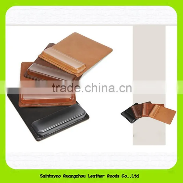 15015 Natural Leather Mouse Pad With Hand Wrist Rest photo-2