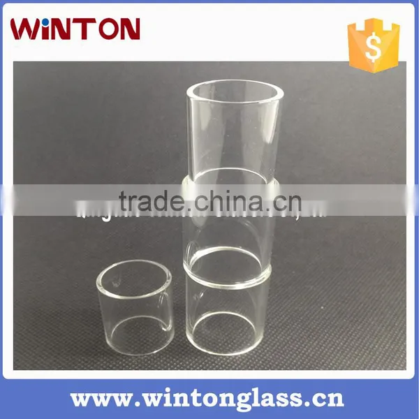 Factory Price Clear Cutting Short Tube With Polishing End Quartz Tube photo-2