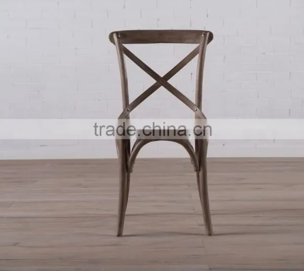 Best Sell Cheap Wooden Cane Cross Back Dining Chair Home Furniture