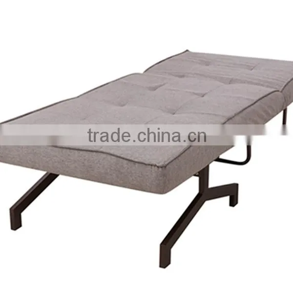 Gray Fabric Cheap Functional Folding Sofa Bed Folding Single Bed photo-5