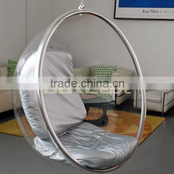 Wholesale Clear Leisure Acrylic Hanging Bubble Chair photo-2