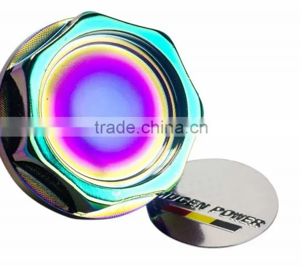 Neo Chrome Racing Oil Filter Cap Engine Tank Cover photo-3