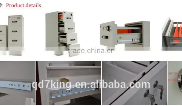 UL 2 Hour Fire Resistant Filing Cabinet With Drawers photo-6