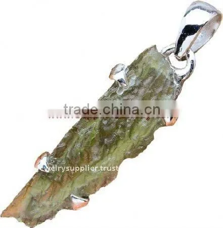 Modern!! Rare Moldavite Jewelry