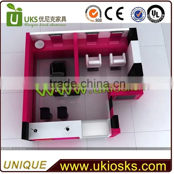 Eyebrow Threading Beauty Bar Kiosk Design photo-2