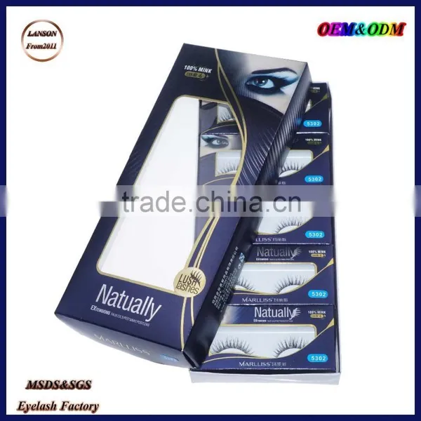 Private Label 3D Mink False Eyelashes,5302 3D Custom Lashes Packaging Mink Lashes photo-5