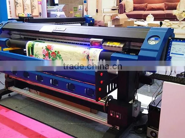 Wide Format LED UV Inkjet Printer With DX7 Head for Printing on Textile/Leather / PU / Wall Paper1.8M/5.9ft/70inch
