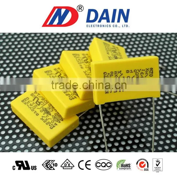 Metallized Polypropylene Film Capacitors MKP Capacitors 275v X2, Widely Used in Power Supply