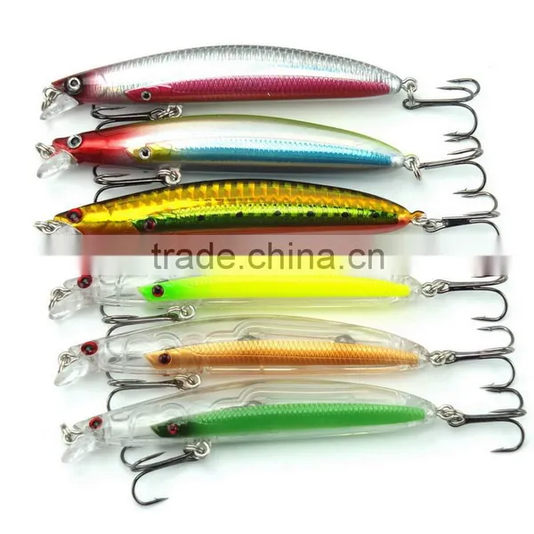 9cm/9.8g Bionic Bait Fishing Lure Minnow Tackle Fishing Bait Hooks Kit photo-6