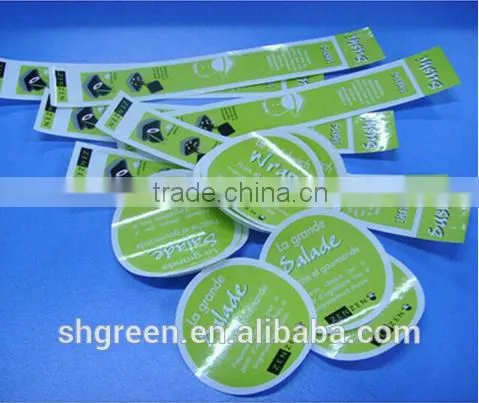Hot Stamping Gold Logo Paper Sticker photo-6