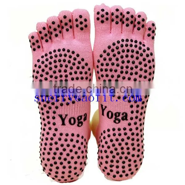 Wholesale Yoga Toe Non-skid Socks photo-6