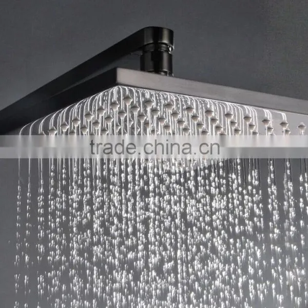 2015 Hot Sale Stainless Dark Steel Shower Set photo-3