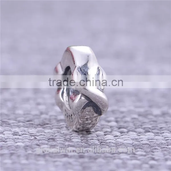 Promotion Bowknot 925 Sterling Silver Bead Wholesale Vintage Solid Tube Bead Fashion Jewelry 2016 Spacer Beads For Woman photo-4