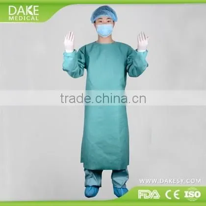Polypropylene Medical Disposable Spunlace Nonwoven Disposable Medical Gown