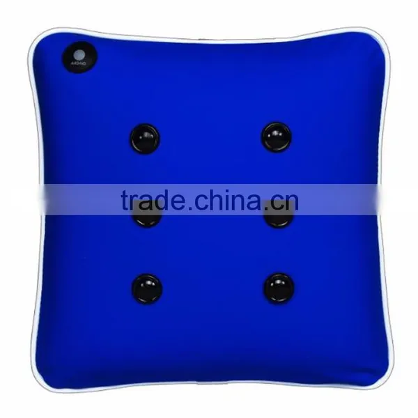 Rechargeable Lithium Battery Vibration Traveling Back Massage Pillow photo-5