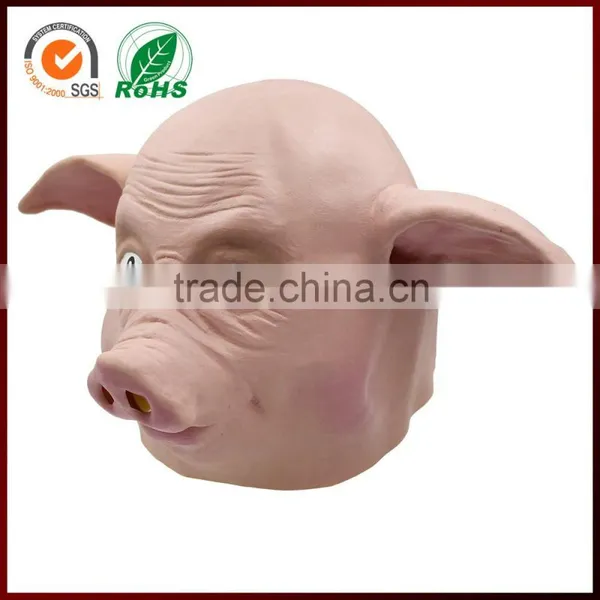 Halloween Costumes Ugly Pig Head Latex Mask for Kids Girls photo-6