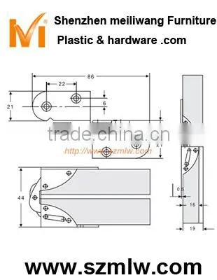 Zinc Alloy 180 Degree Fold Table Hinge photo-6