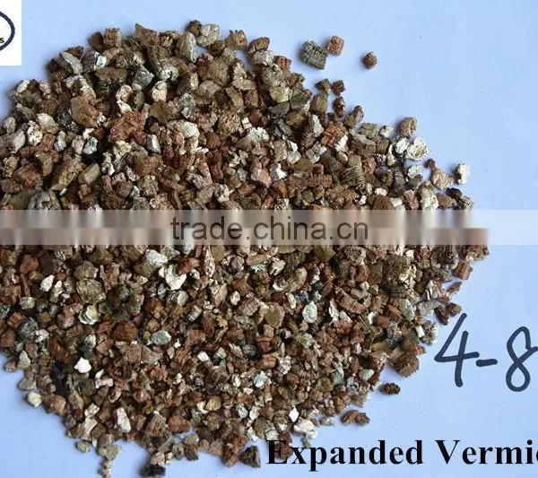 Low Dust Coarse Bulk Golden Expanded Vermiculite for Organic Gardening Planting photo-5