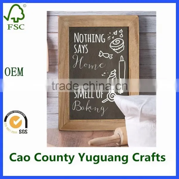 Vintage Framed Slate Kitchen Chalkboards for Sale Wooden Frame Blackboard photo-3