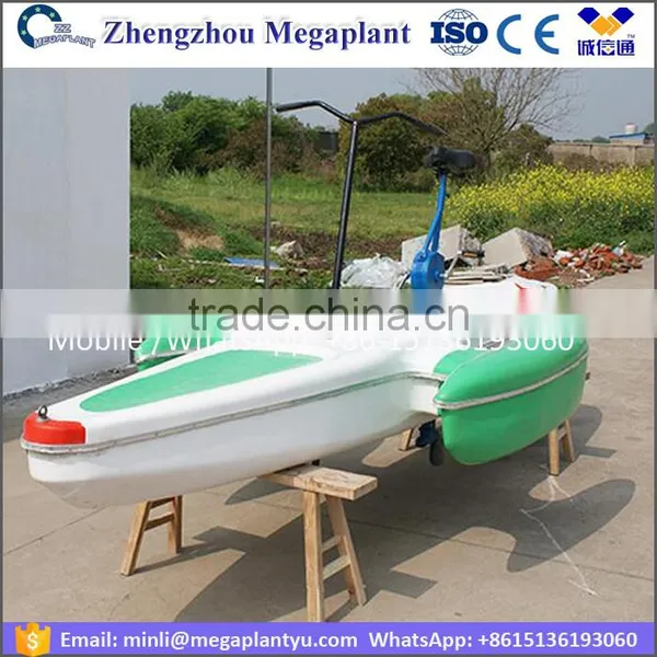 Single Person Fiberglass FRP Wheels Water Tricycle Bike photo-2