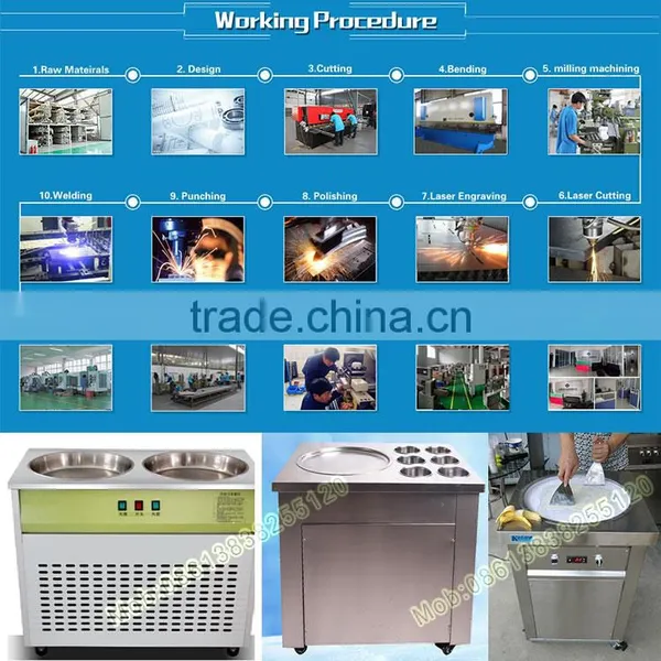 Machine Manufacturer Fried Ice Cream Cart Machine Fried Yoghourt Machine photo-5