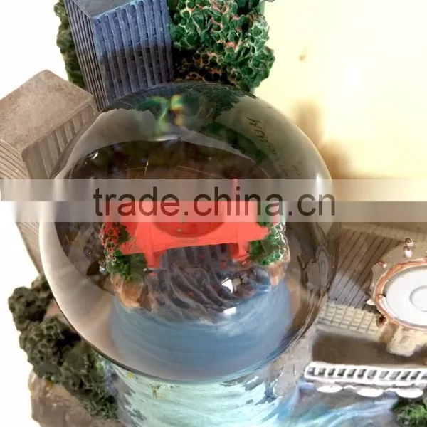 Polyresin/Resin San Francisco Picture Frame With Snow Globe photo-2