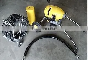 S200 Sectional Pipe Drain Cleaning Machine , Drain Cleaner Spring 2-8'' photo-4