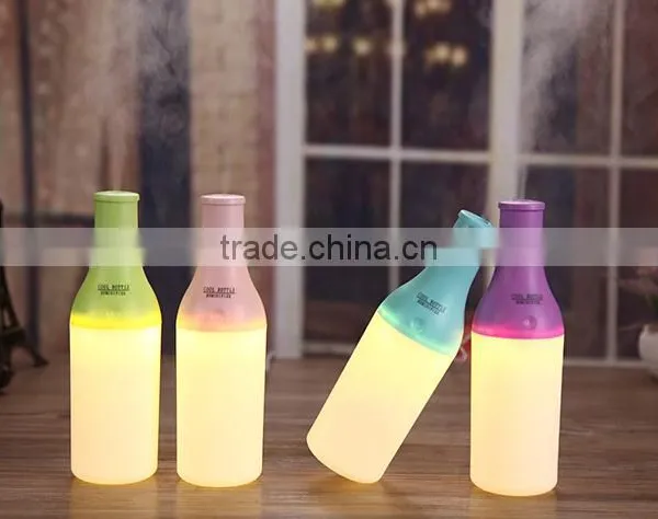 USB Mist Maker Humidifier Fogger LED Light Pureness Type Essential Oil Diffuser Humidifier photo-4