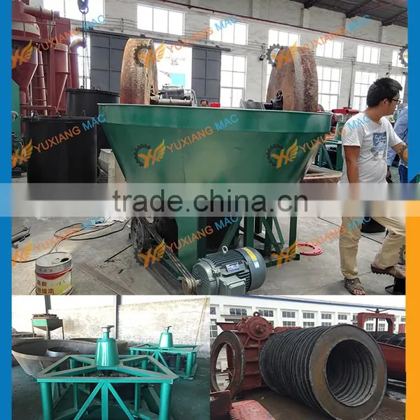 Low Investment Gold Extraction Wet Pan Mill for Gold Grinding Machine photo-6