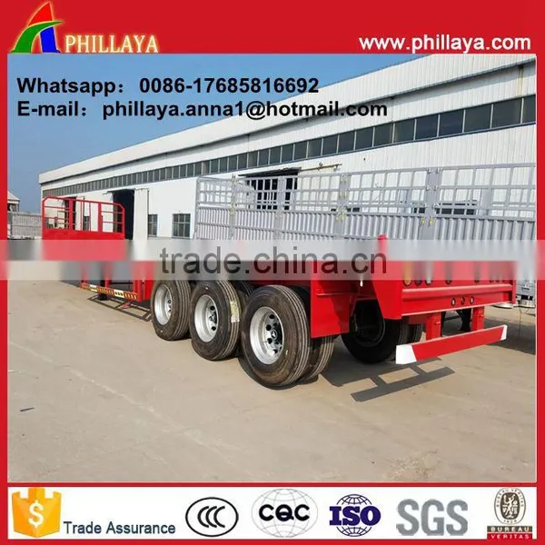 Heavy Duty Container Trailer Drop Deck Semi Trailer Used in Port/quay/ Wharf photo-2