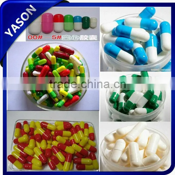 Empty Capsules/Vege Capsules/Gelatine Capsules From Size00 to Size 4