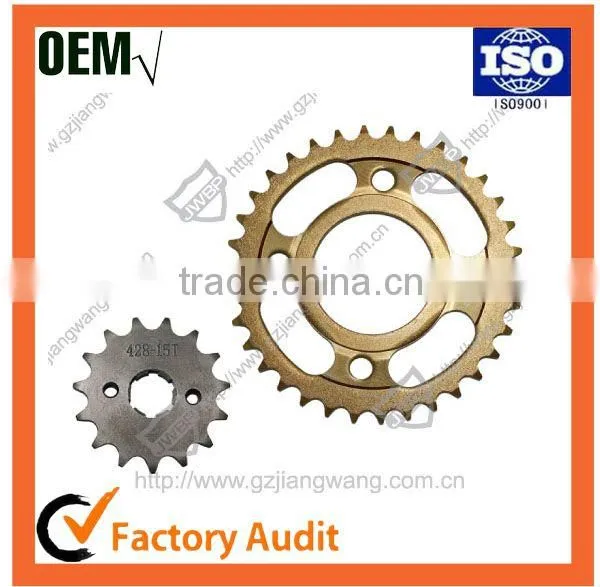 Factory Price CG125 Motorcycle Chain Sprocket Kits photo-4