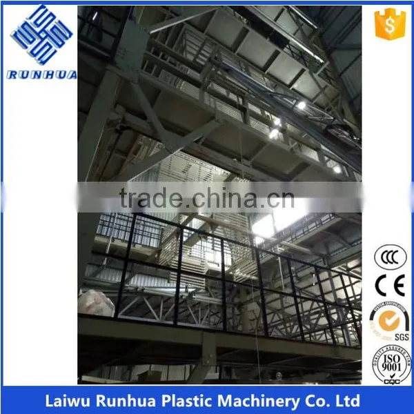 200 Mic 3 Layer Ldpe Greenhouse Coextrusion Film Blowing Machine photo-5