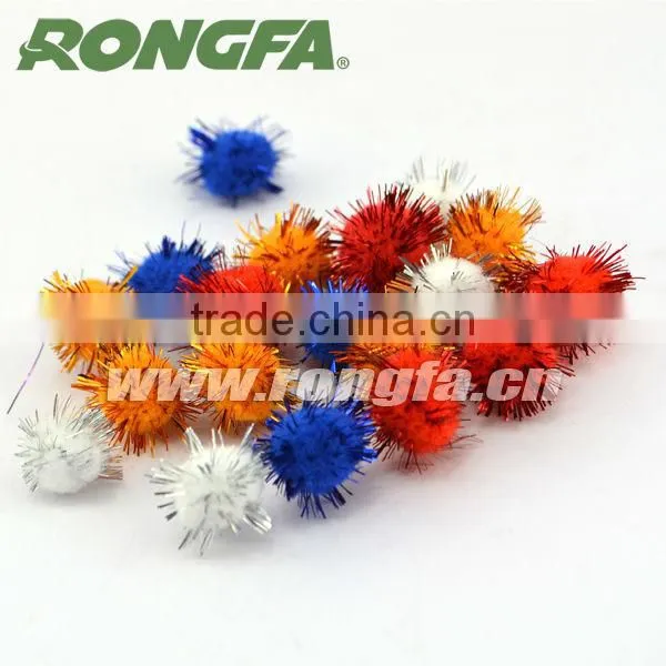 Good Quality Colored Bulk Plush Pom Poms for DIY Craft photo-2