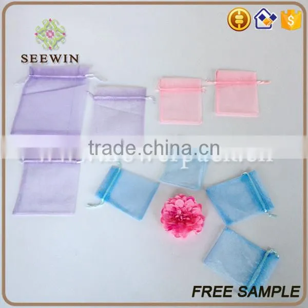 Promotional Solid Color Organza Bags for Christmas photo-4