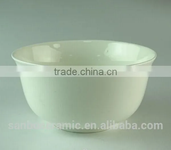 Wholesale 4.5inch White Porcelain Soup Bowl for Hotel Restaurant Ceramic Bowl Round Porcelain Ceramic Rice Bowl photo-2