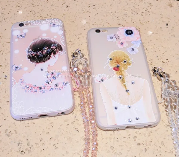 New Design Soft Tpu Cell Phone Case Silicone Mobile Phone Cases for IPhone7/7Plus/6/6s/6plus/6splus Diamond Crystal Case photo-5