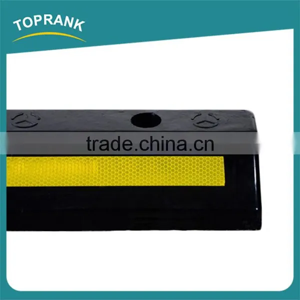 High Quality Garage Safety Parking Stopper, Rubber Car Wheel Stopper photo-2