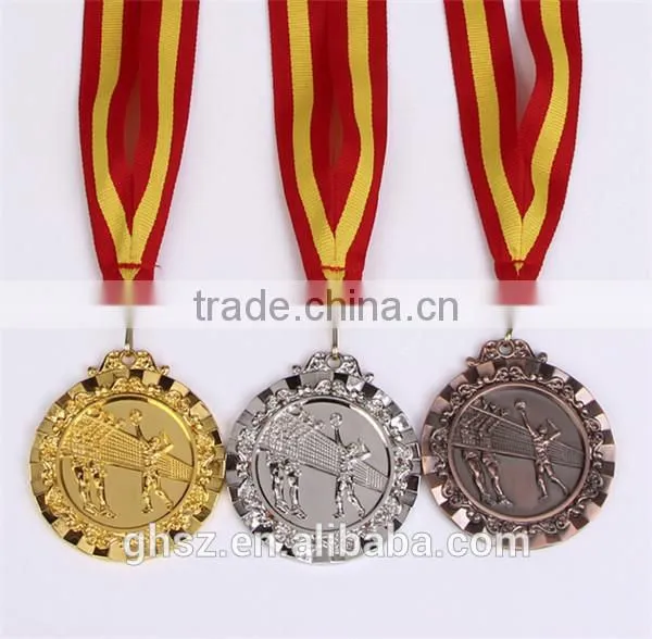 Best Selling Zinc Alloy Volleyball Gold Medals photo-4