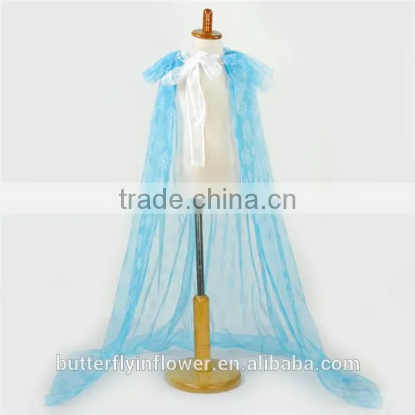 Lovely Snowflake Baby Girls Kids Cape Coat Pattern Chiffon Cape Dress