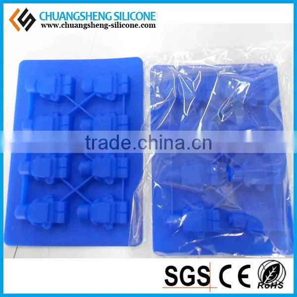 Mini Robot Shape Ice Cream Mold, Ice Cube Tray, Freeze Tooling photo-6