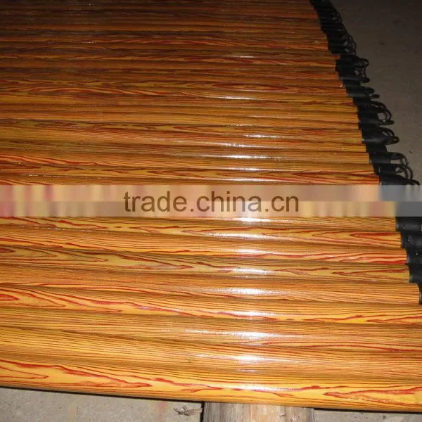 Wood Grain PVC Coated Wooden Broom Handle photo-2