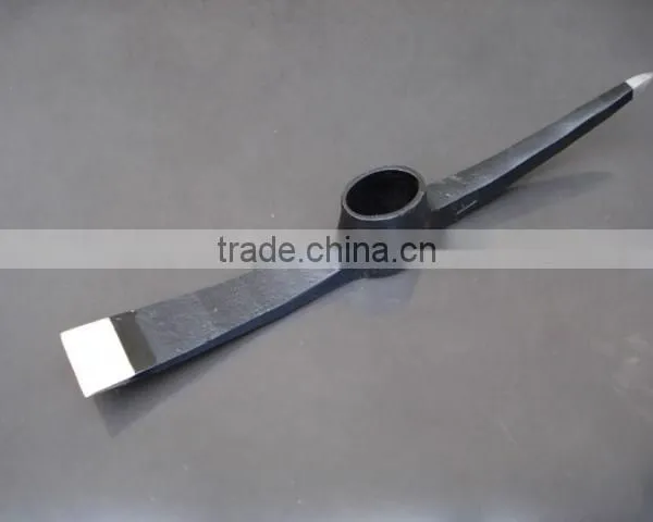 railway steel forged pickaxe, farm pickaxe, garden pickaxe