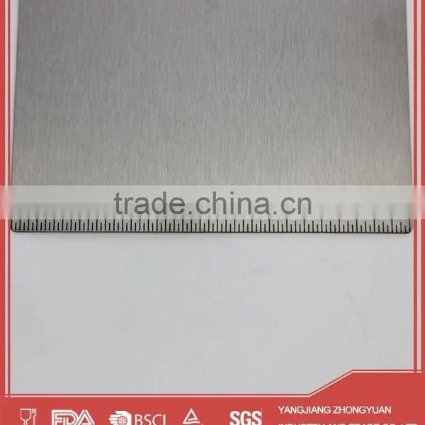 Non-stick Stainless Steel Dough Scraper With Scale photo-5
