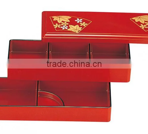 Square Bento Box Set Japanese Style Lunch Box Rice Bowl Box Square Shokado Bento photo-4