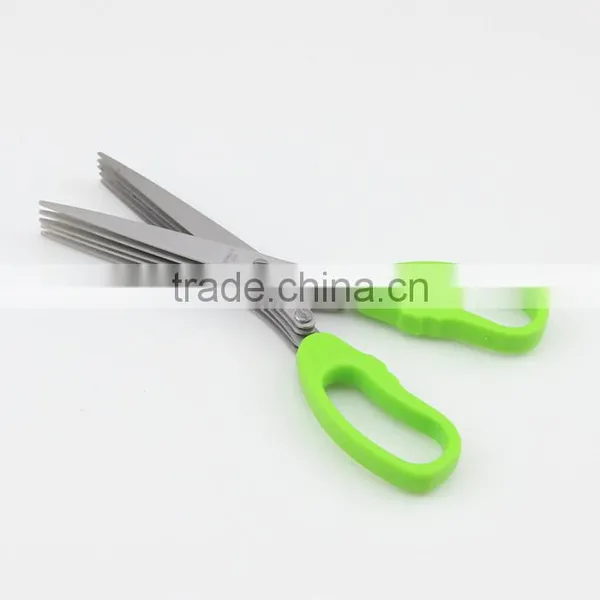 Kitchen Basics Tools Herb Scissors Easy Clean Five Blades Shears photo-5