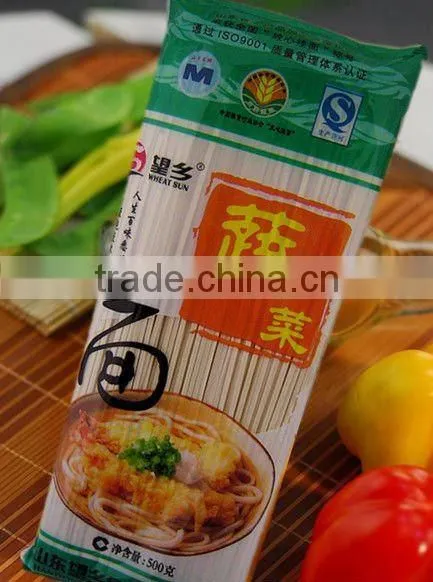 500g Chinese Vegetable Noodles in Plastic Bag photo-2