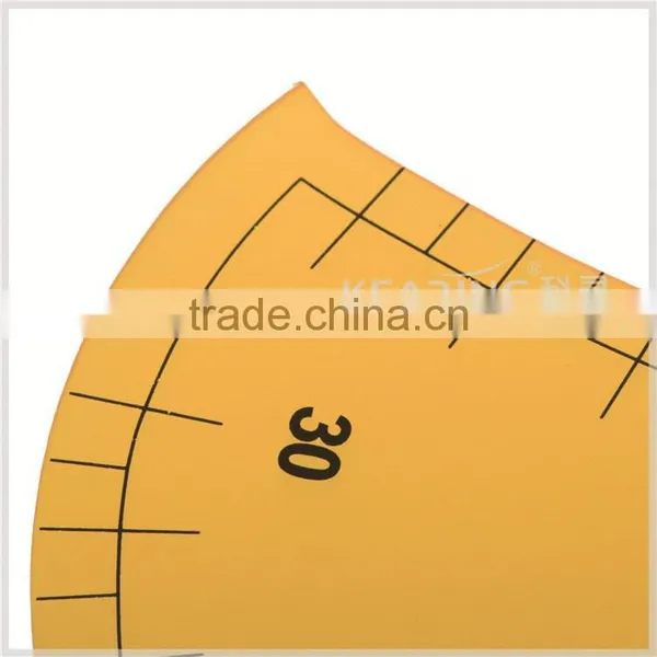 Kearing Brand, 60cm Economical Garment Ruler, Yellow Vary Form Ruler for Fashion Design, Popular Ruler for Sewing Market # 6460B photo-4