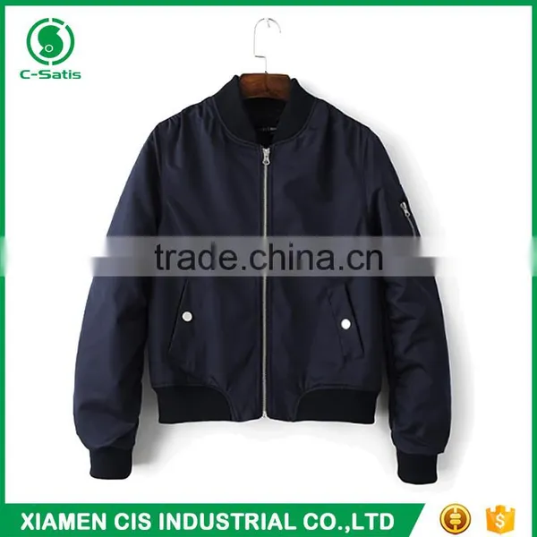 New Style Custom Logo Multicolor 100% Polyester Ladies Sublimated Bomber Jacket photo-5